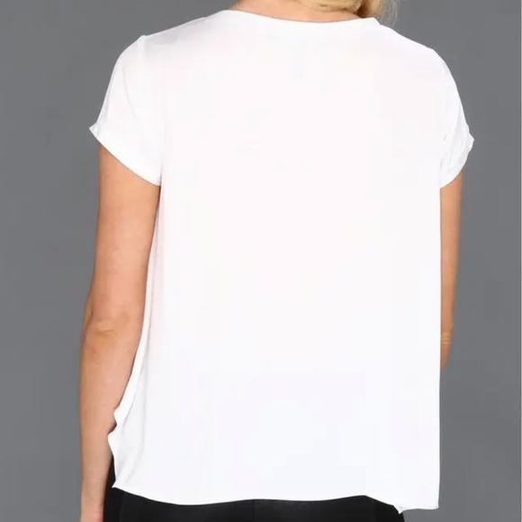 BCBG Kelsey Top - Silky & Flowy - Color White - Picture 9 of 14